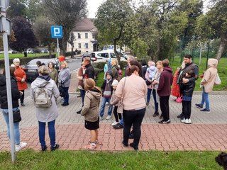 Spacer po mieście w ramach projektu „Poznajemy Wieluń”