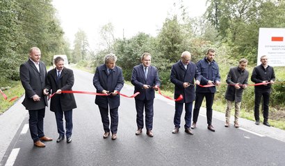 Gmina Pątnów: wyremontowane odcinki dróg oficjalnie otwarte