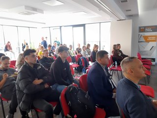 Konferencja w II Ogólnopolski Dzień Budowlańca w Zespole Szkół nr 1 w Wieluniu