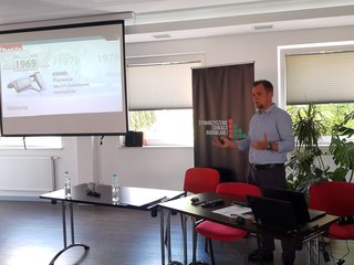 Konferencja w II Ogólnopolski Dzień Budowlańca w Zespole Szkół nr 1 w Wieluniu