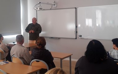 Pierwsze szkolenie wojskowe w wieluńskim II LO