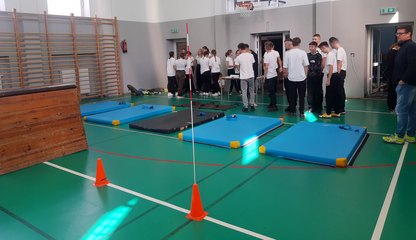 Pierwsze szkolenie wojskowe w wieluńskim II LO