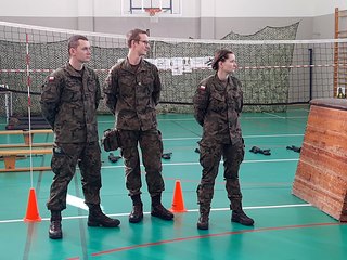 Pierwsze szkolenie wojskowe w wieluńskim II LO
