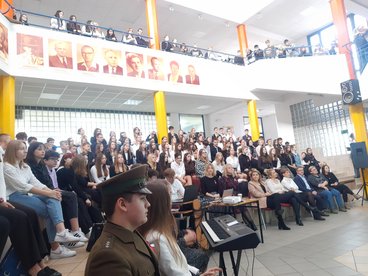 Apel z okazji 11 listopada w I LO w Wieluniu