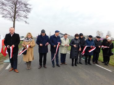 Droga Czarnożłyły - Gromadzice po remoncie
