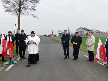 Droga Czarnożłyły - Gromadzice po remoncie