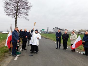 Droga Czarnożłyły - Gromadzice po remoncie