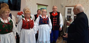 80-te urodziny mistrza Wojciecha Siudmaka w Domu Seniora w Wieluniu