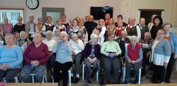 80-te urodziny mistrza Wojciecha Siudmaka w Domu Seniora w Wieluniu