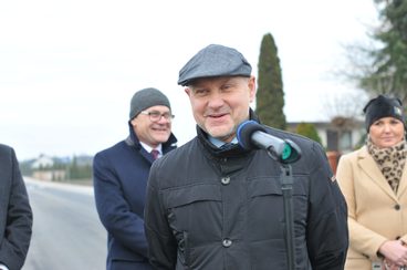 W Małyszynie oddano do użytku pierwszą w powiecie wieluńskim drogę przebudowaną dzięki środkom z „Polskiego ładu”