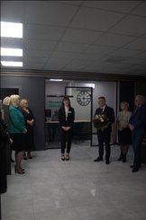 Oddział Nadwarciańskiego Banku Spółdzielczego w Działoszynie już po remoncie