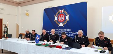 Posiedzenie Zarządu Oddziału Wojewódzkiego Związku OSP RP województwa łódzkiego w Kamionce