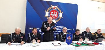 Posiedzenie Zarządu Oddziału Wojewódzkiego Związku OSP RP województwa łódzkiego w Kamionce