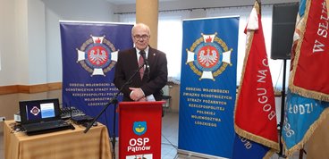 Posiedzenie Zarządu Oddziału Wojewódzkiego Związku OSP RP województwa łódzkiego w Kamionce