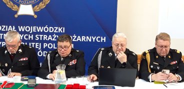 Posiedzenie Zarządu Oddziału Wojewódzkiego Związku OSP RP województwa łódzkiego w Kamionce