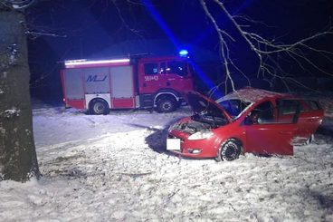 Kolizja w Lututowie – sprawca pod wpływem alkoholu