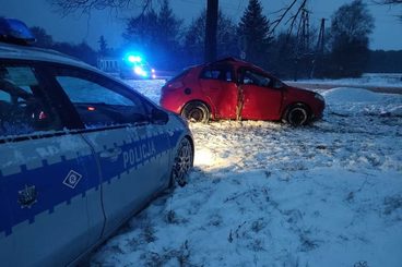 Kolizja w Lututowie – sprawca pod wpływem alkoholu