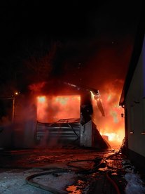 Pożar w Jajczakach gmina Wierzchlas, straty są ogromne