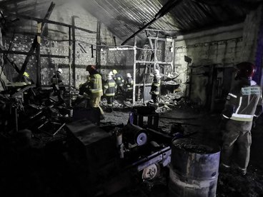 Pożar w Jajczakach gmina Wierzchlas, straty są ogromne
