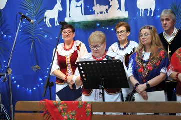 W Kamionce w gminie Pątnów kolędowali