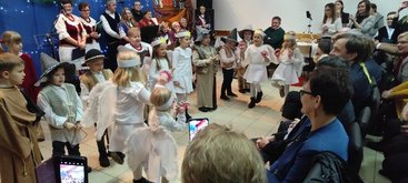 W Kamionce w gminie Pątnów kolędowali