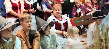 W Kamionce w gminie Pątnów kolędowali