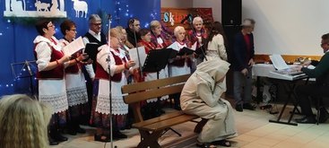 W Kamionce w gminie Pątnów kolędowali