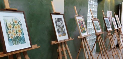Wystawa prac Marii Wolniewicz od dzisiaj w wieluńskiej bibliotece