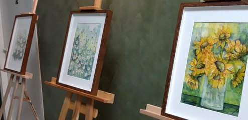 Wystawa prac Marii Wolniewicz od dzisiaj w wieluńskiej bibliotece