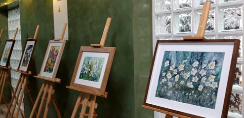 Wystawa prac Marii Wolniewicz od dzisiaj w wieluńskiej bibliotece