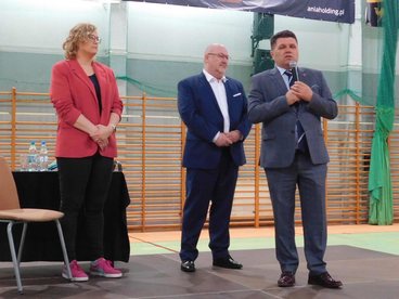 Otylia Jędrzejczak spotkała się z młodzieżą z gminy Wieluń