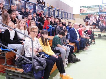 Otylia Jędrzejczak spotkała się z młodzieżą z gminy Wieluń