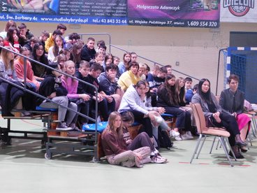 Otylia Jędrzejczak spotkała się z młodzieżą z gminy Wieluń