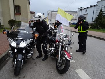 Motocykliści z powiatu wieluńskiego uczcili śmierć Jana Pawła II
