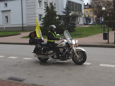 Motocykliści z powiatu wieluńskiego uczcili śmierć Jana Pawła II