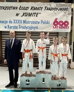 Wieluńscy karatecy na podium w Łodzi
