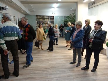 Finisaż obrazów Marii Wolniewicz w wieluńskiej bibliotece