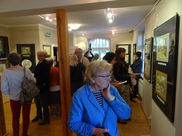 Wojciech Rydel, znawca dworów polskich, z wizytą w Muzeum Wnętrz Dworskich w Ożarowie