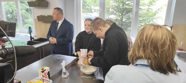Konferencja prasowa Łódzkiego Kuratora Oświaty