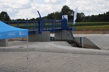 Oficjalnie otwarto jaz Oświecim w gminie Galewice