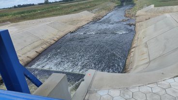 Oficjalnie otwarto jaz Oświecim w gminie Galewice