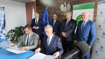 Po czterech latach zbiornik retencyjny „OKOŃ” w Galewicach coraz bliżej