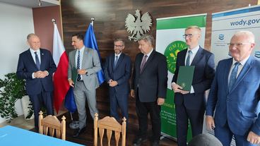 Po czterech latach zbiornik retencyjny „OKOŃ” w Galewicach coraz bliżej