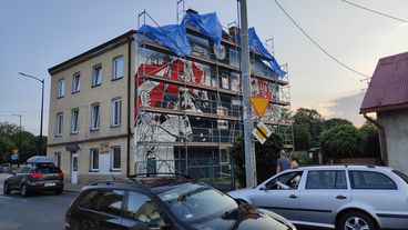 Historyczny mural powstał w Wieluniu