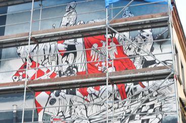 Historyczny mural powstał w Wieluniu