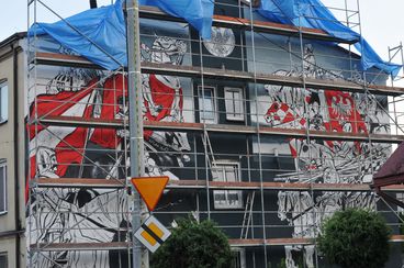 Historyczny mural powstał w Wieluniu
