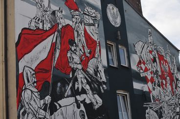 Historyczny mural powstał w Wieluniu