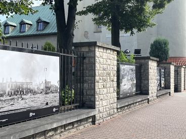 W Wieluniu możecie zobaczyć plenerową wystawę „Wieluń – przerwana historia”