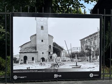 W Wieluniu możecie zobaczyć plenerową wystawę „Wieluń – przerwana historia”