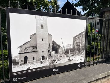 W Wieluniu możecie zobaczyć plenerową wystawę „Wieluń – przerwana historia”